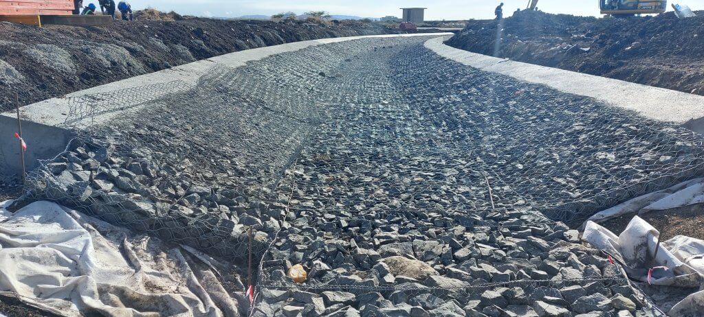Gabions Installation for Erosion and Slope Retention in Makueni County