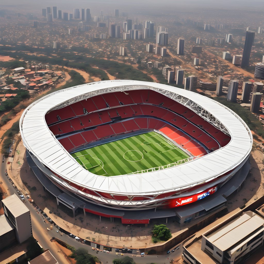 Concept Project Modern Marvel Football Stadium in the Heart of Nairobi